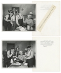 Lot of Twenty 10 x 8 Glossy Photos From Five Different Three Stooges Films, Complete List List Online at NateDSanders.com -- Very Good Condition